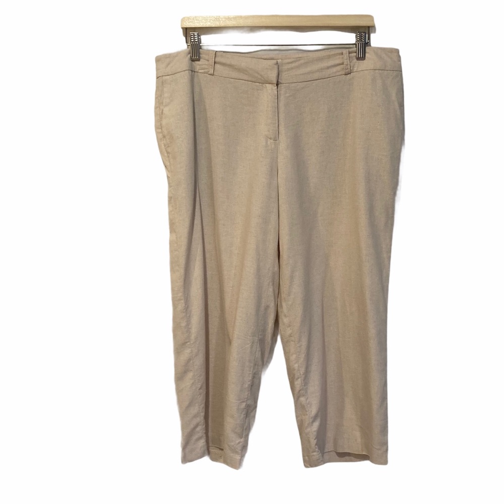 LINEN CAPRIS by SHELLI SEGAL SIZE 12